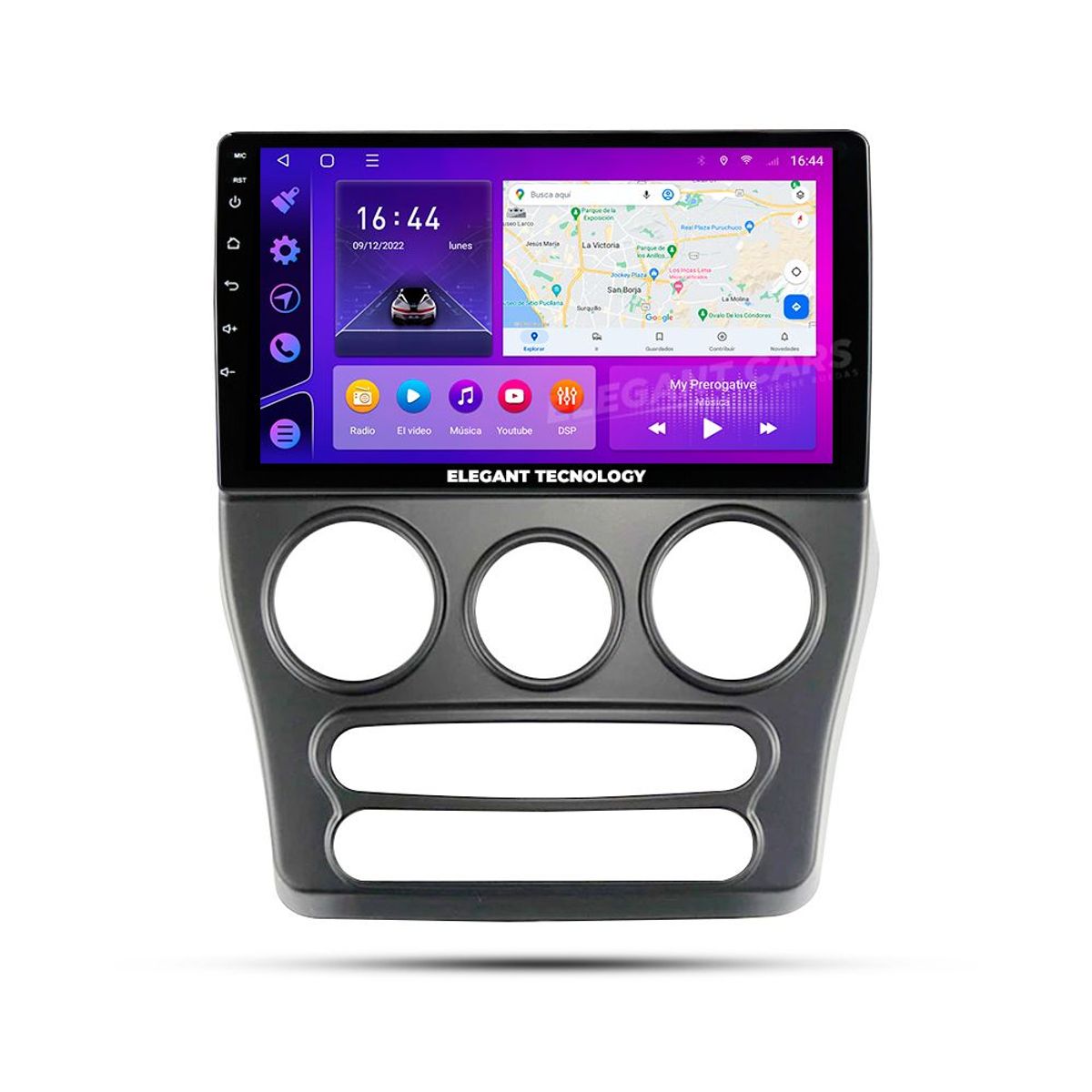 GENERICO - Autoradio Android Elegant Tecnology Chery QQ 2013-2017 4-64Gb 4+64GB 8 Nucleos +Chip