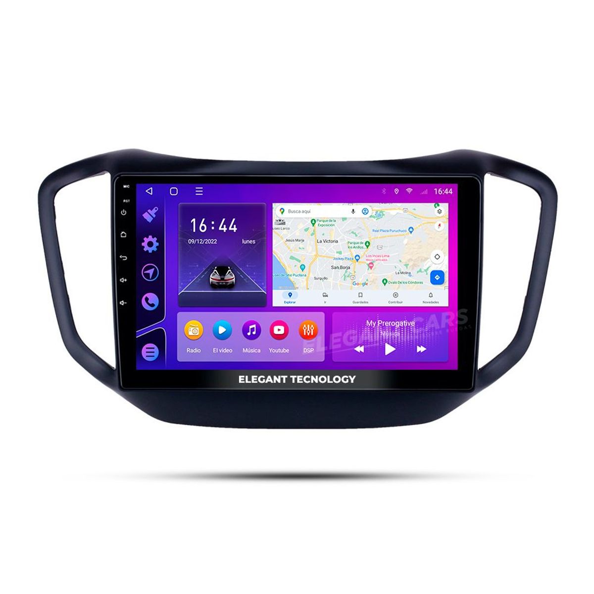 GENERICO - Autoradio Android Elegant Tecnology Chery Tiggo 5 2014-2017 4-64Gb 4+64GB 8 Nucleos +Chip