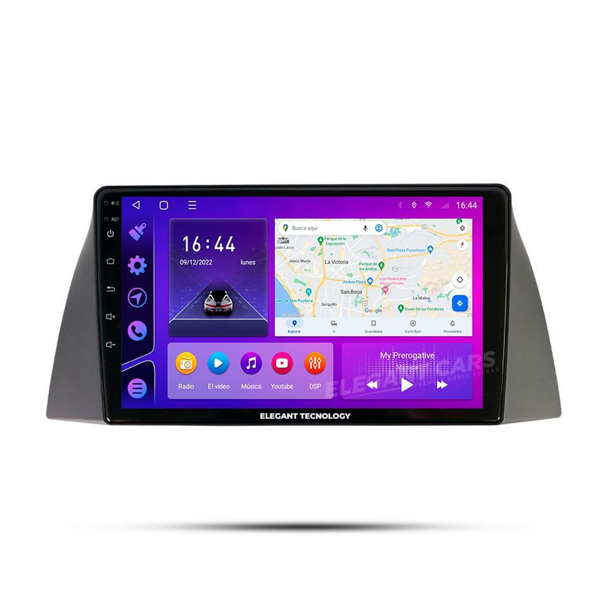 GENERICO - Autoradio Android Elegant Tecnology Chery Tiggo 2004-2010 4-64Gb 4+64GB 8 Nucleos +Chip