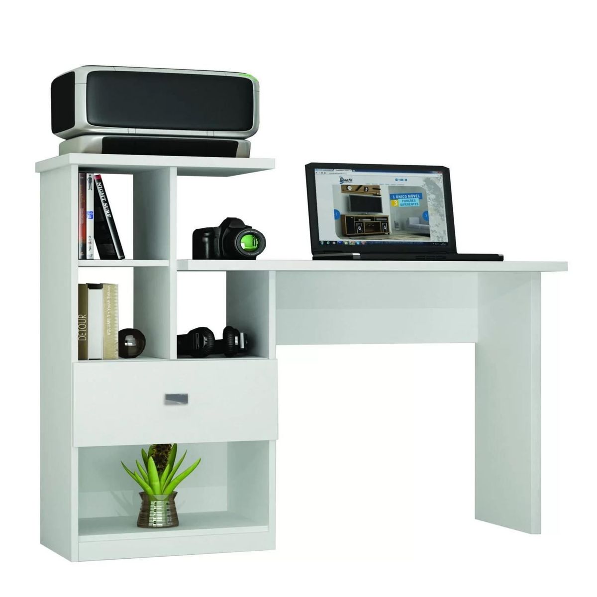 GENERICO - ESCRITORIO PEKIN - LA CASA DEL MUEBLERO - BLANCO