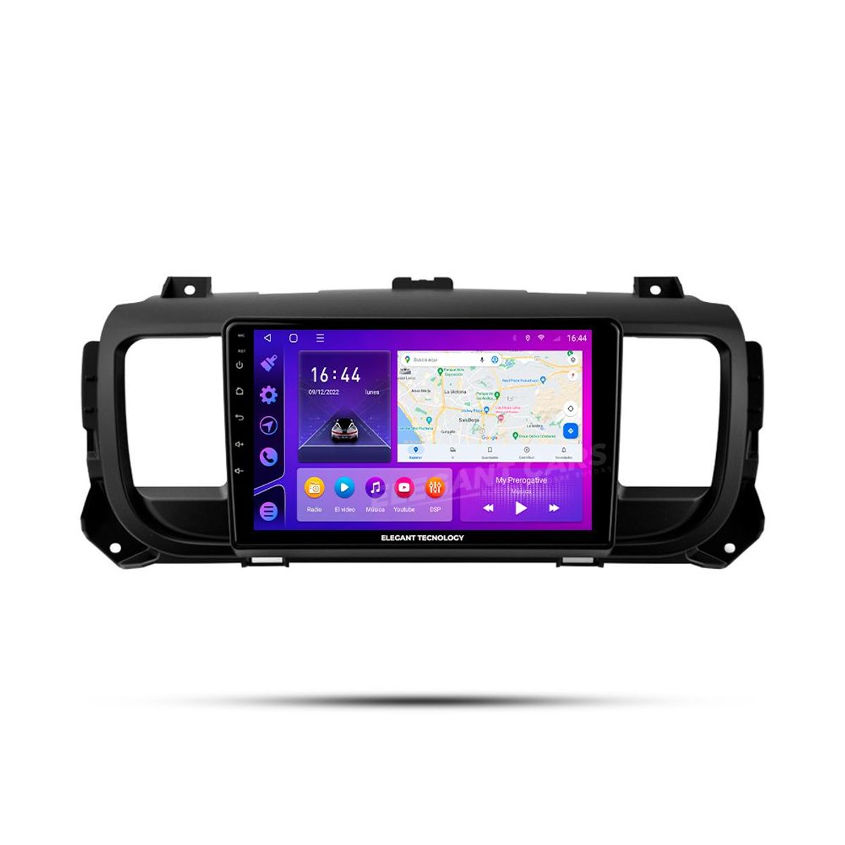 GENERICO - Autoradio Android Elegant Tecnology Citroen Jumpy Spacetourer 2016-2021 4-64Gb 4+64GB 8 Nucleos +Chip