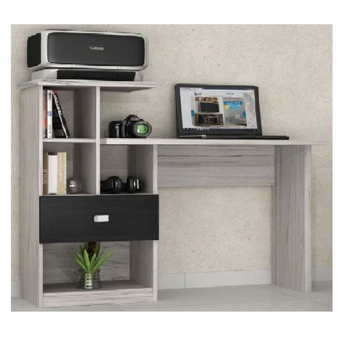 GENERICO - ESCRITORIO PEKIN - LA CASA DEL MUEBLERO - CENIZA