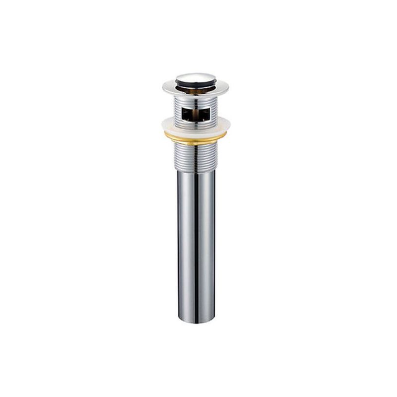 GENERICO - DESAGÜE CROMADO CLÁSICO PUSH-UP CON REBOSE 1 ¼” 30CM 002C30