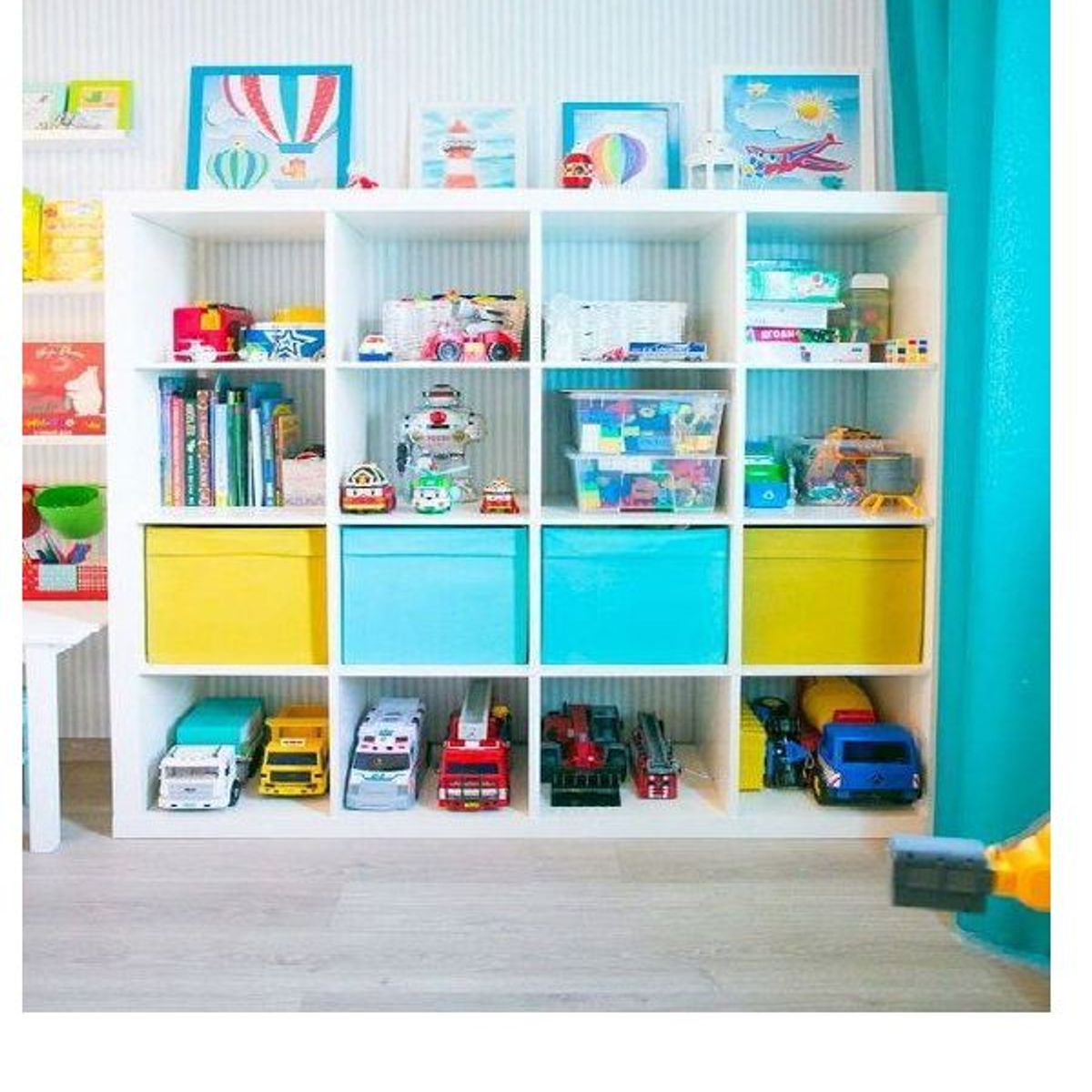 GENERICO - JUGUETERO CUBOS - LA CASA DEL MUEBLERO - BLANCO