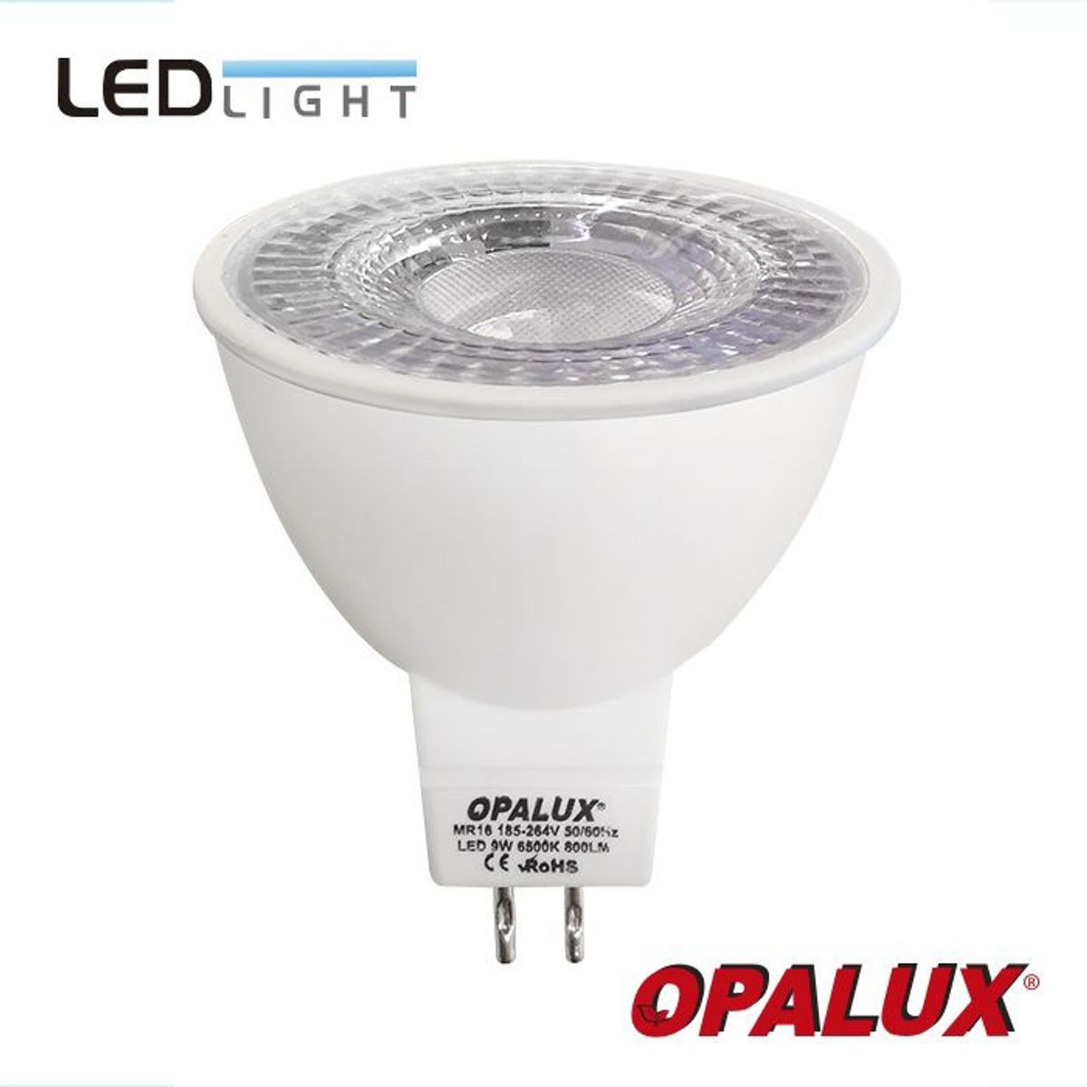 OPALUX - Foco Dicroico LED 9W MR16 60 Luz Blanca OPALUX