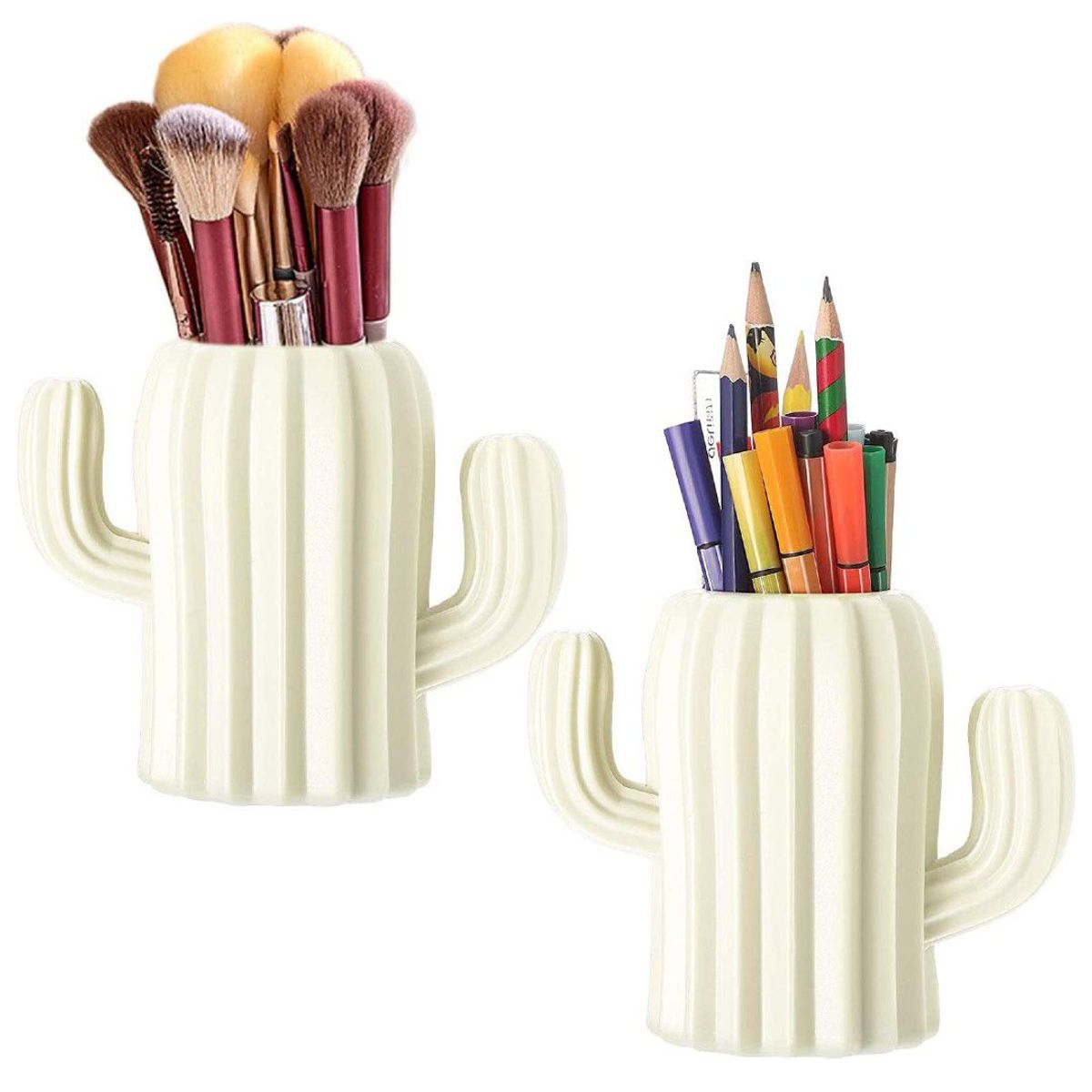 GENERICO - Soporte Multiusos para Lapicero Modelo Cactus de Escritorio