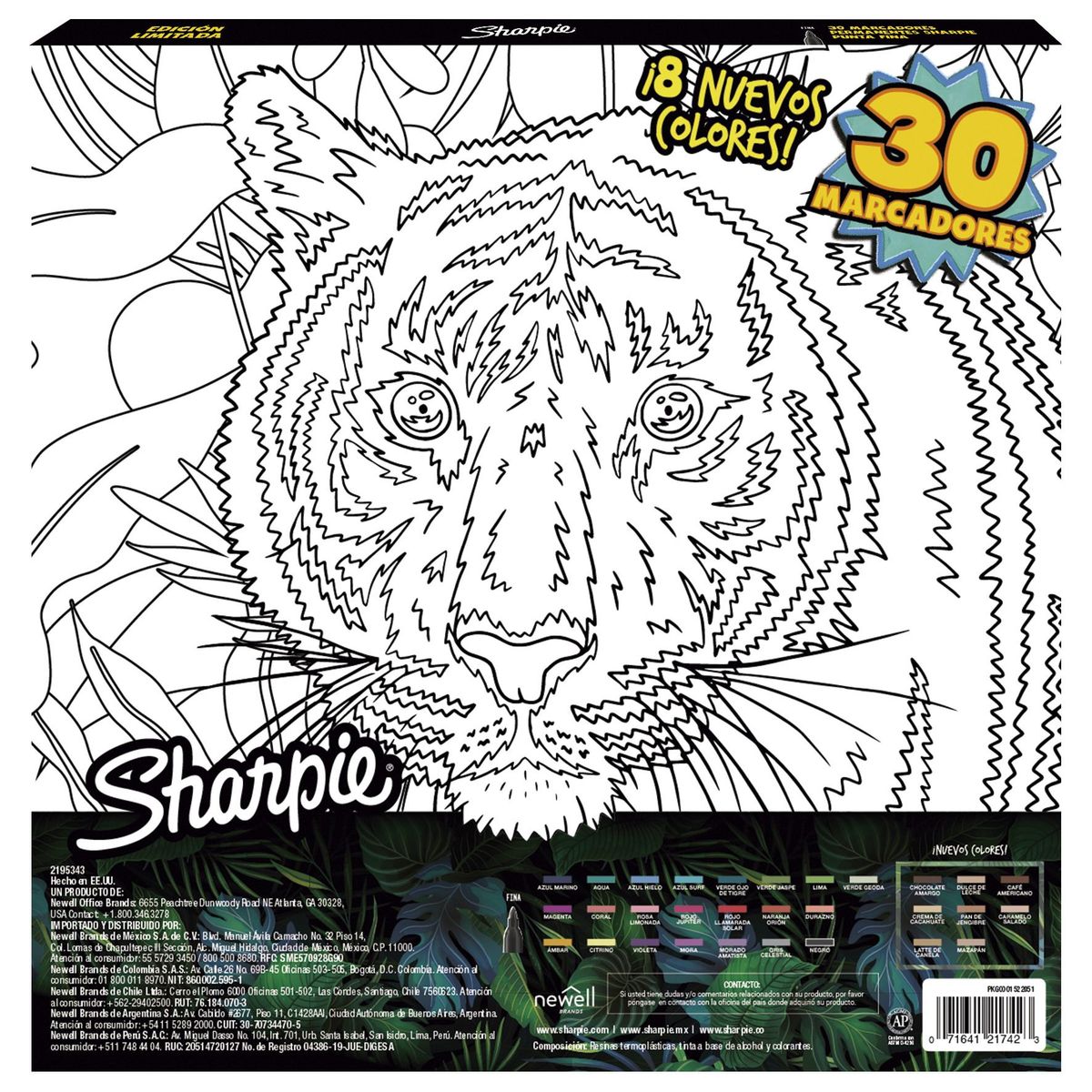 SHARPIE - Sharpie Portraits Ruleta x30 Marcadores