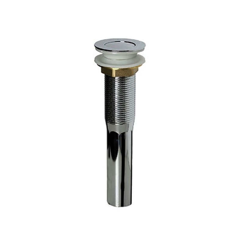 GENERICO - DESAGÜE CROMADO CLÁSICO PUSH-UP CON REBOSE 1 ¼” 19CM 002C