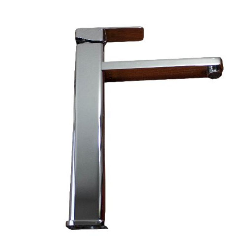 GENERICO - Monocomando mezcladora 30 cm Ovalin Cuadrado Pico Largo