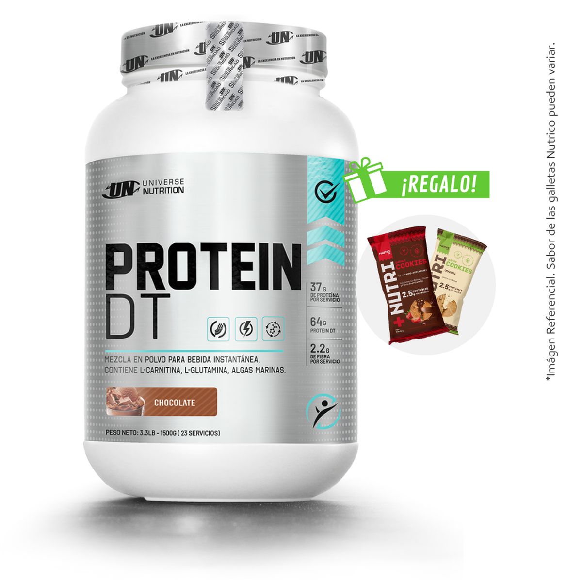 UNIVERSE NUTRITION - PROTEIN DT 15KG CHOCOLATE PROTEÍNA UN + REGALOS