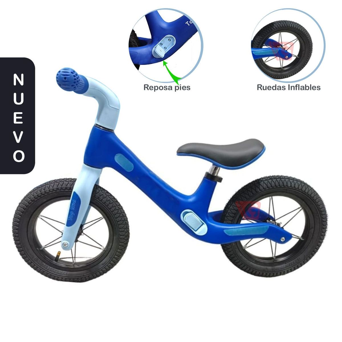 GENERICO - Bicicleta de Equilibrio Top Run Azul
