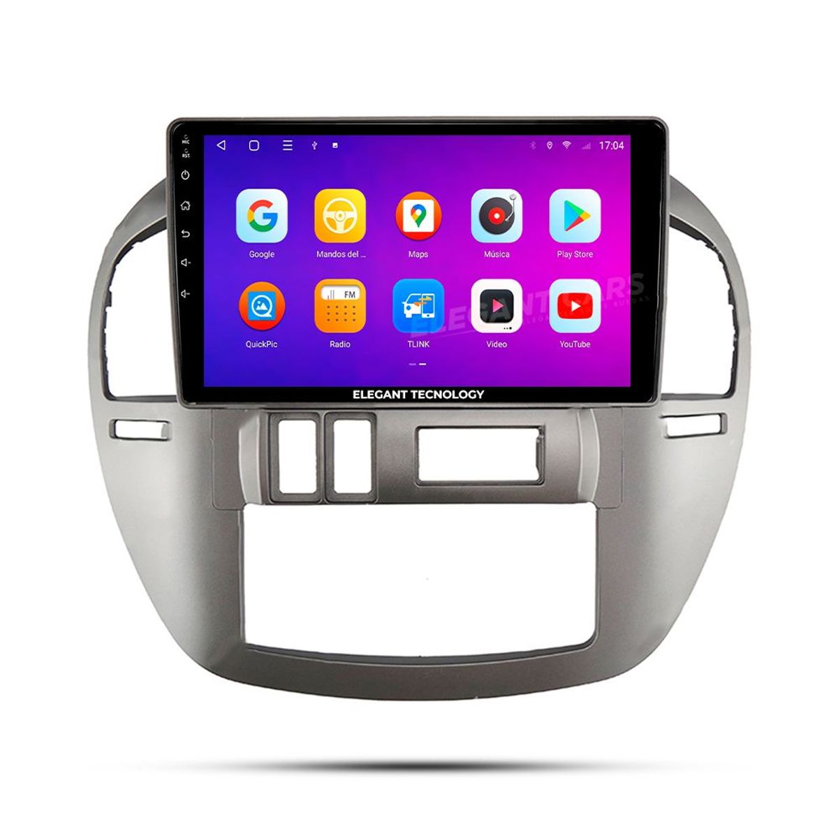 GENERICO - Autoradio Android Elegant Tecnology Dongfeng Fengxing Lingzhi M3 2008-2014 4-64Gb 4+64GB 8 Nucleos +Chip