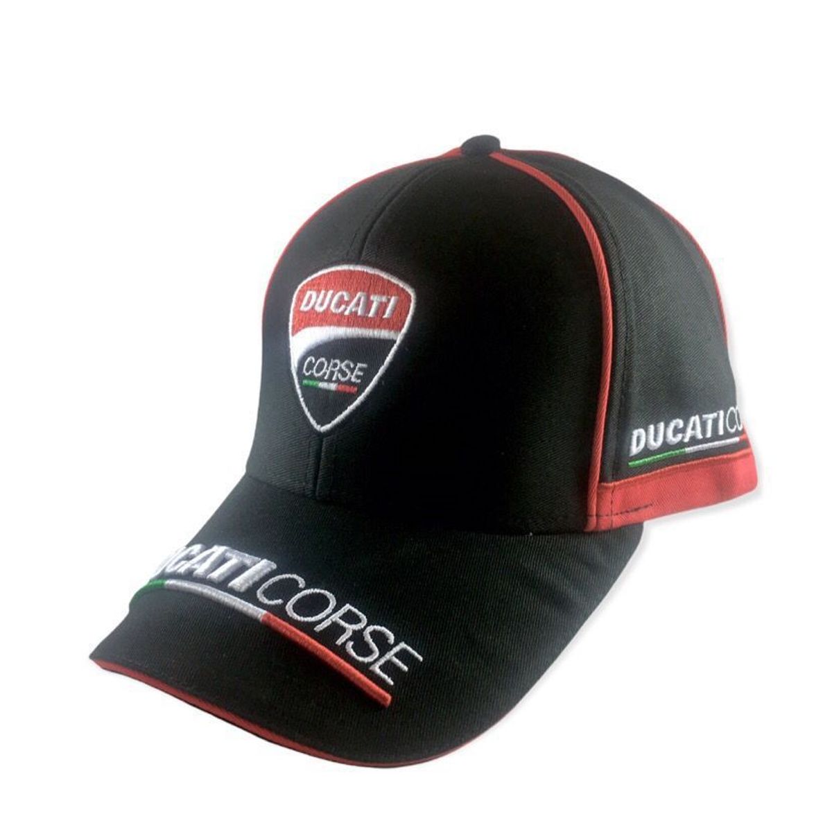 GENERICO - Gorra Ducati Corse Monster Multiestrada Desert Panigale Negro