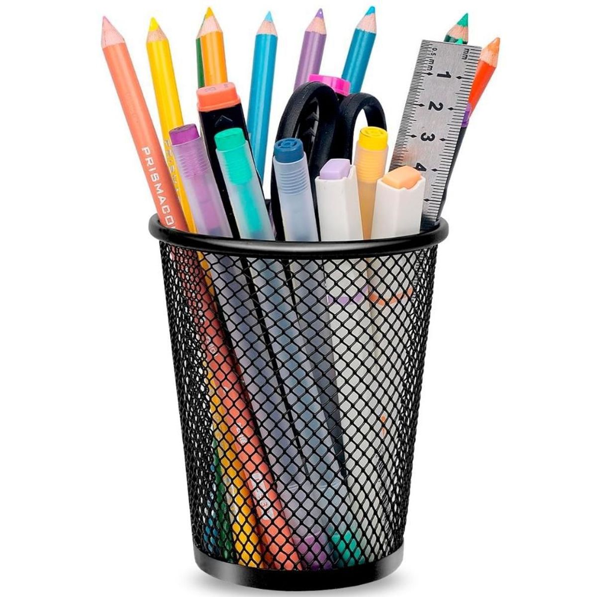 MINARI - Organizador de Escritorio Oficina Porta Lapiceros Negro Q10