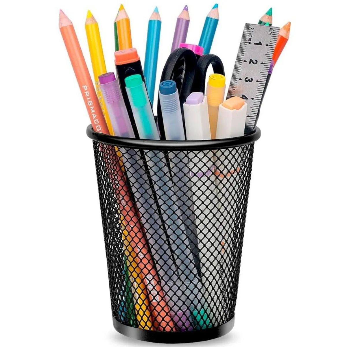 MINARI - Organizador de Escritorio Oficina Porta Lapiceros Negro Q10