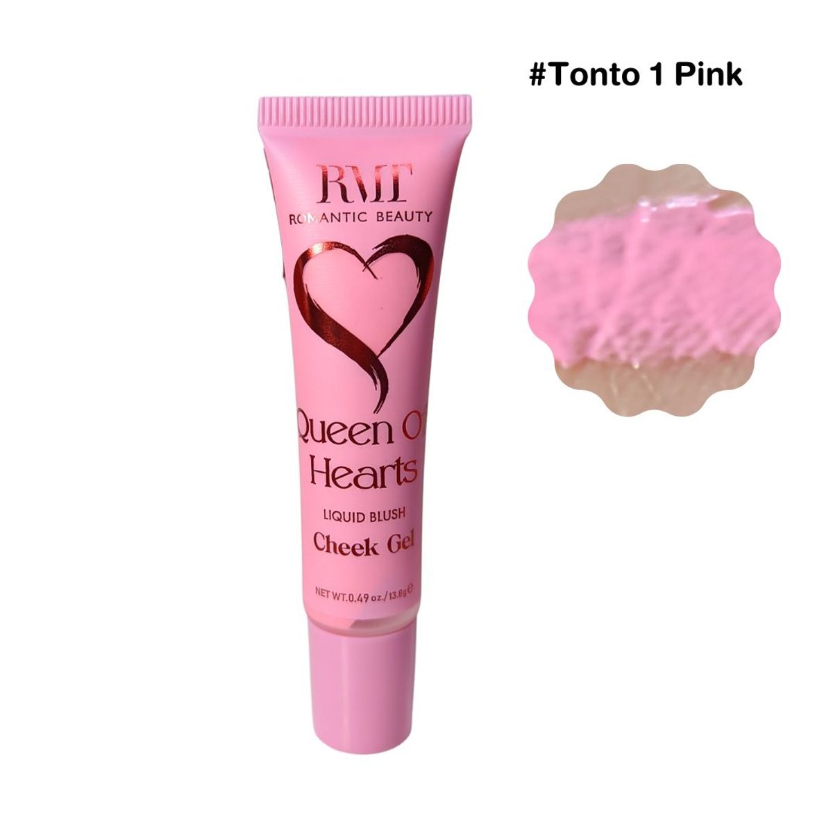 ROMANTIC BEAUTY - Rubor Liquido Queen of Hearts Tono 1 Pink Romantic Beauty