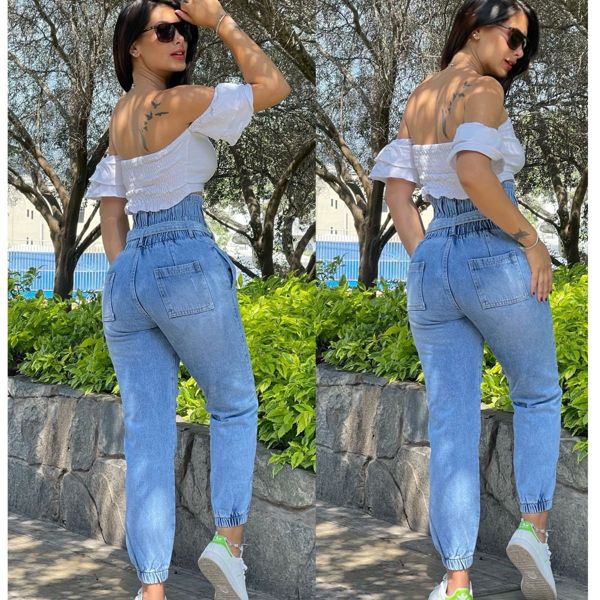 BENCUS JEANS - Pantalón Jeans Jogger Fajero diane