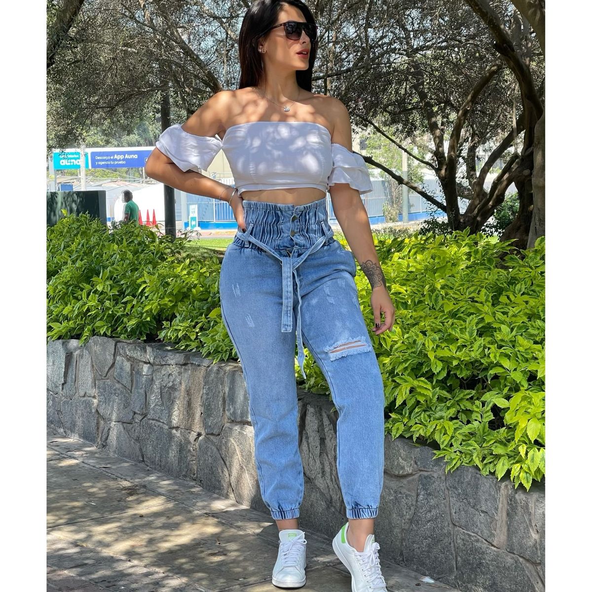 BENCUS JEANS - Pantalón Jeans Jogger Fajero diane