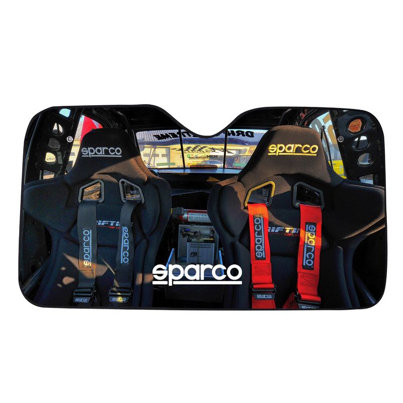 SPARCO - Tapa Sol Sombrilla Elegante Sparco