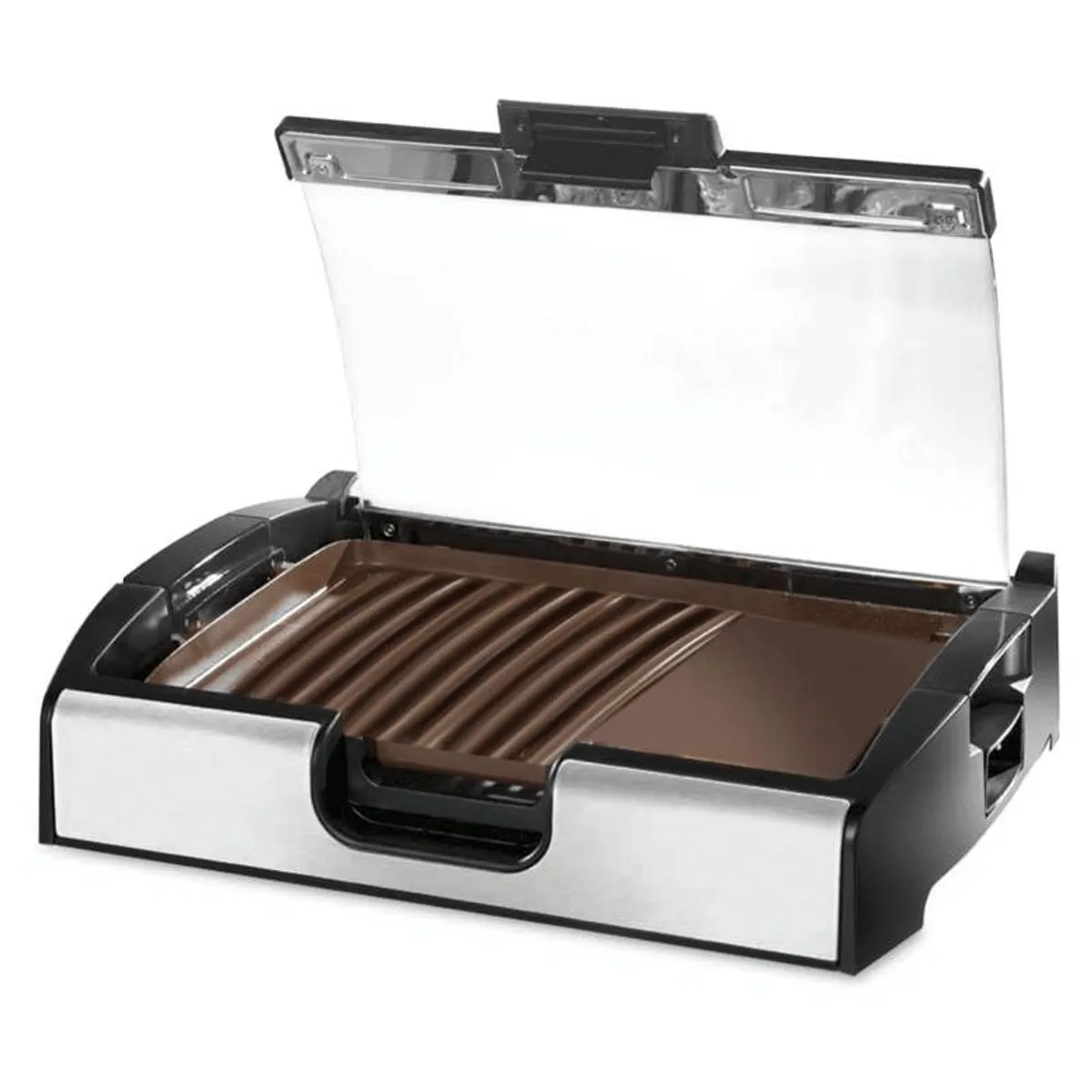 OSTER - Grill Parrilla y planchacon Bioceramic CKSTGR3006