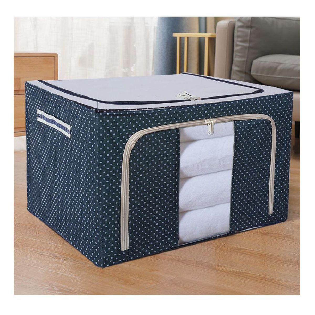 GENERICO - Caja de Almacenamiento Multifuncional Plegable 66 Litros