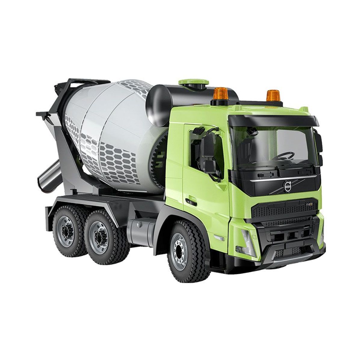 DOUBLE E - Juguete de Camión Mixer Volvo FMX Control Remoto Escala 120