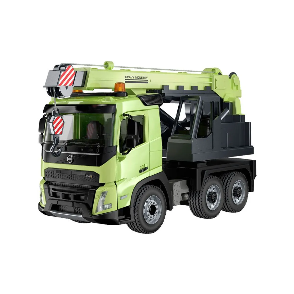 DOUBLE E - Juguete de Camión Grúa Volvo FMX Control Remoto Escala 120