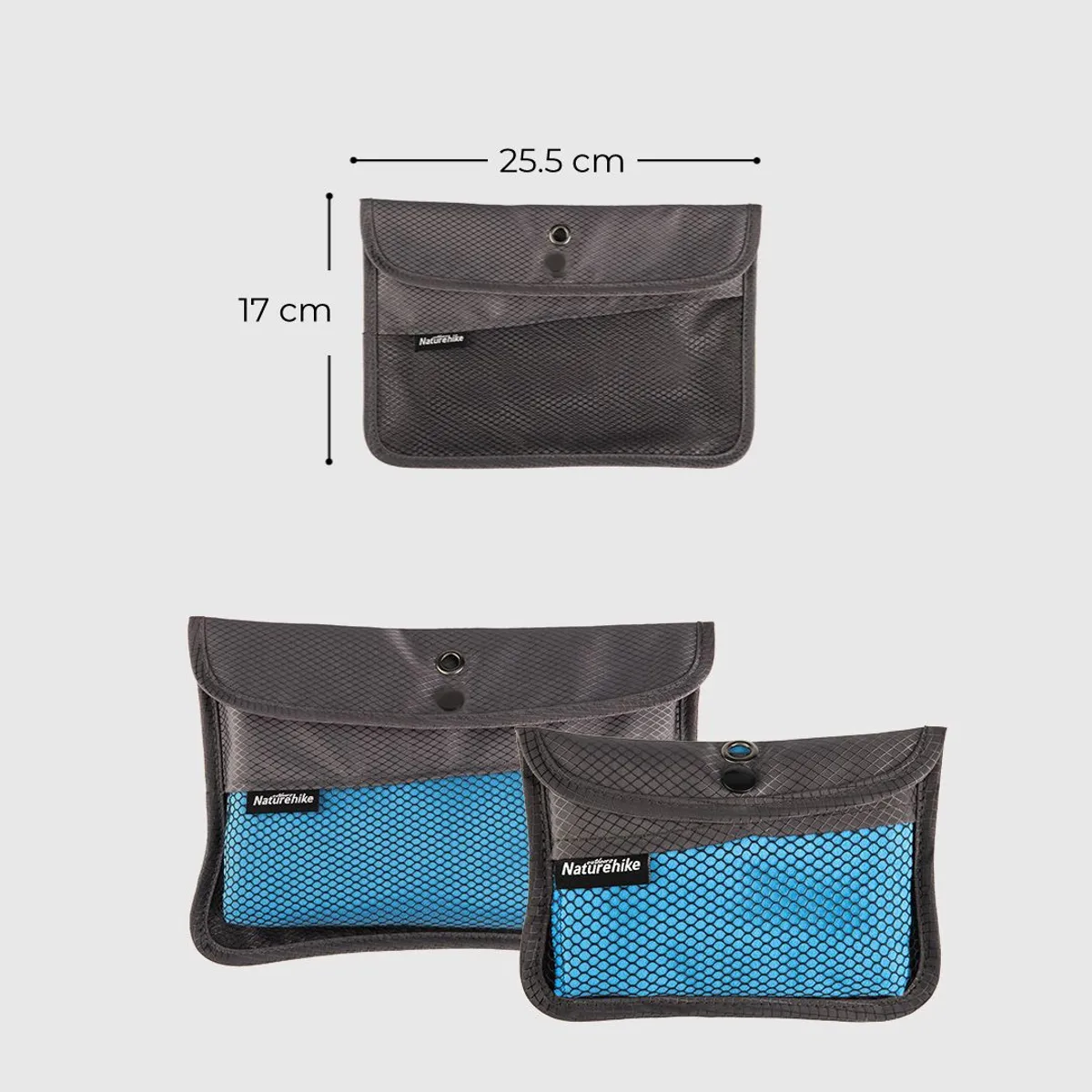 NATUREHIKE - Toalla de microfibra antibacterial - Naturehike - Black