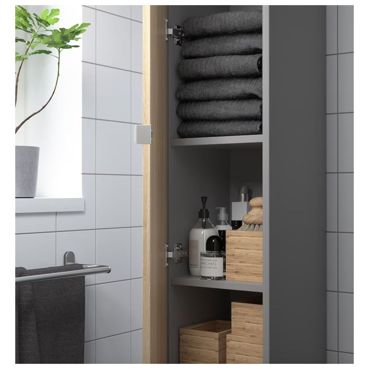 VENTITAS HOME - Organizador de Baño Moan Ventitas Home Duna y Plomo