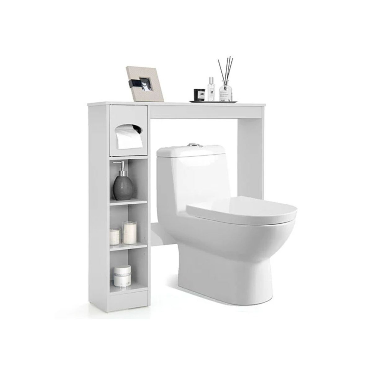 VENTITAS HOME - Organizador de Baño Oxaca Ventitas Home Blanco