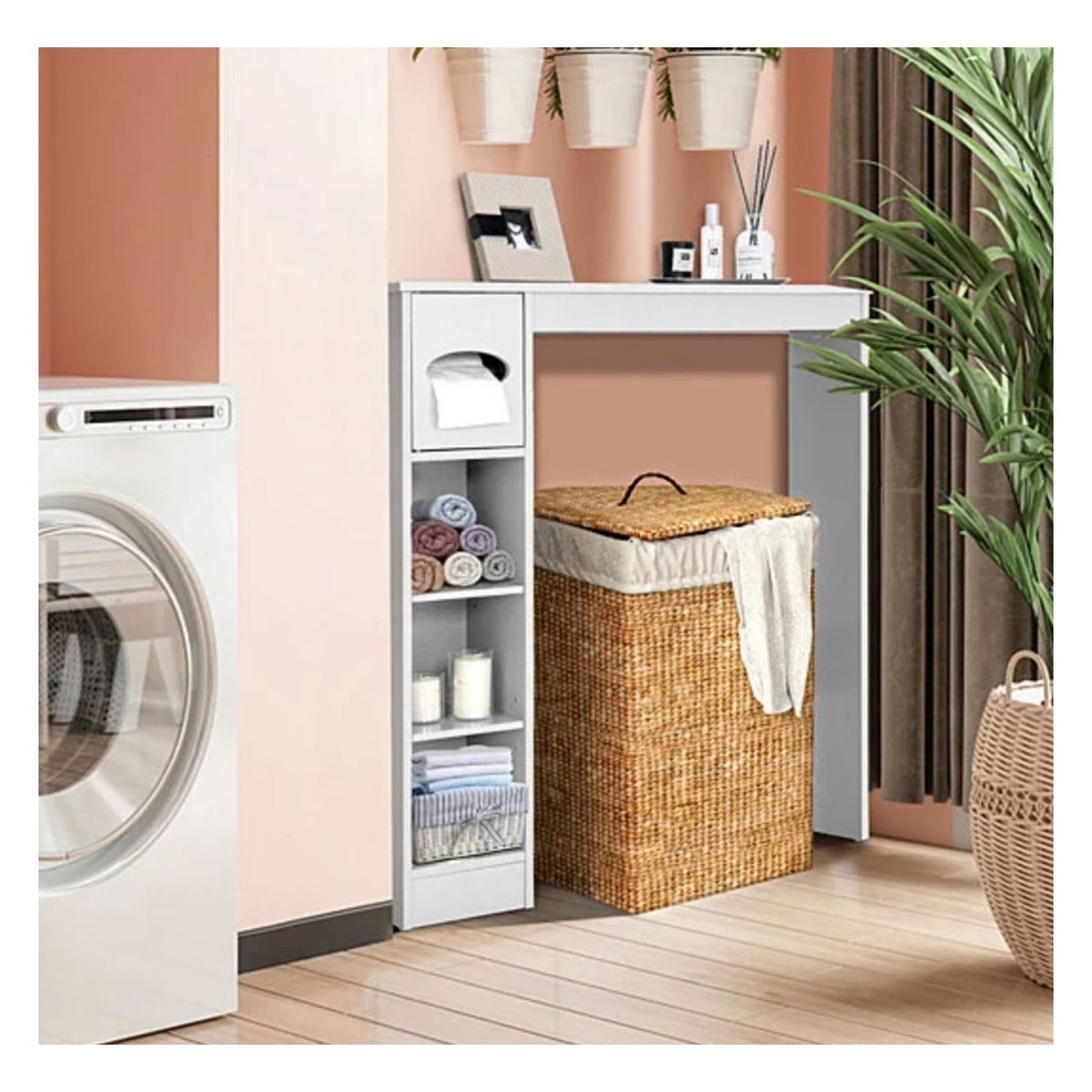 VENTITAS HOME - Organizador de Baño Oxaca Ventitas Home Blanco