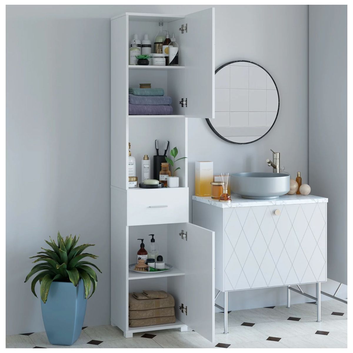 VENTITAS HOME - Organizador de Baño Paulo Ventitas Home