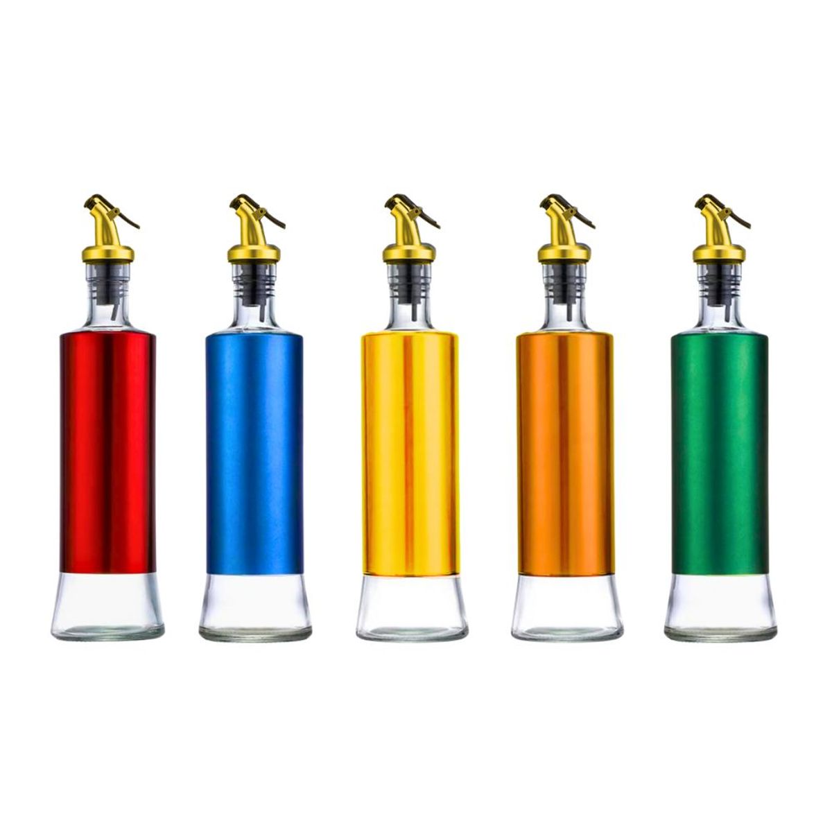 INSPIRA - Botella Dispensador de Aceite y Vinagre 300 ml Redondo