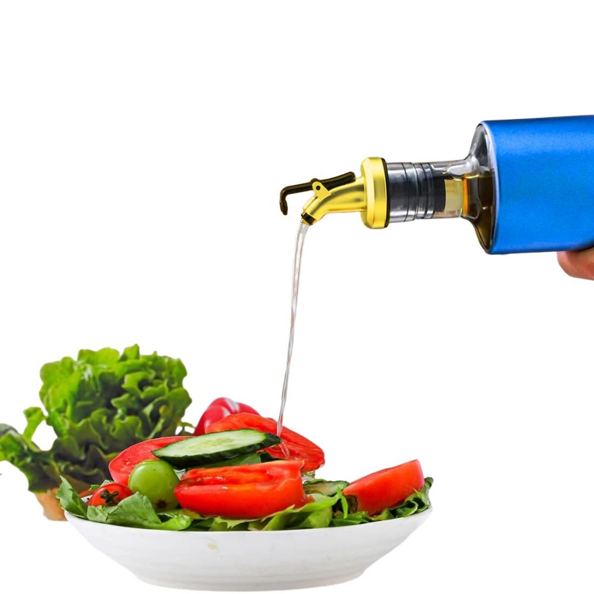 INSPIRA - Botella Dispensador de Aceite y Vinagre 300 ml Redondo