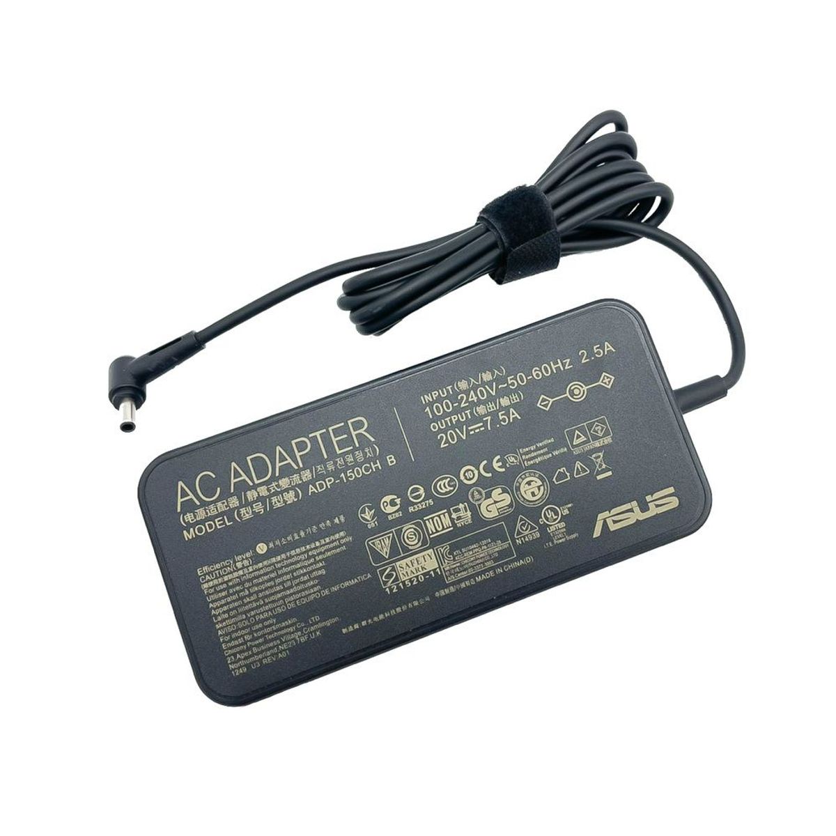 ASUS - CARGADOR PARA ASUS 20V 7.5A 150W 4.5 x 3.0 PUNTA DELGADA