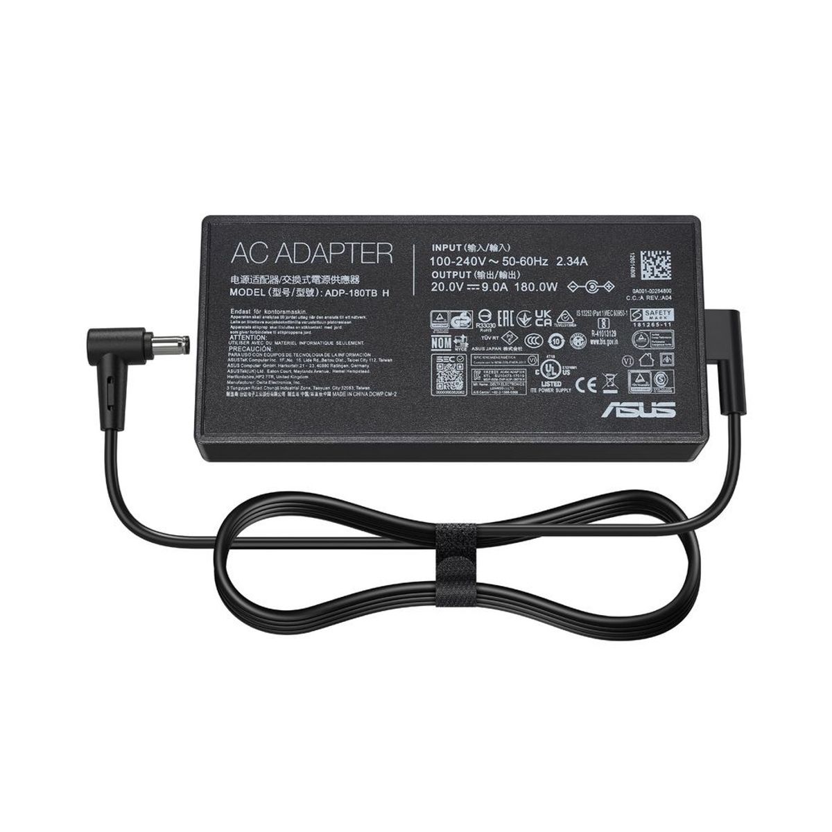 ASUS - CARGADOR PARA ASUS 20V 9.0A 180W 6.0 x 3.7 PUNTA AGUJA - PEQ