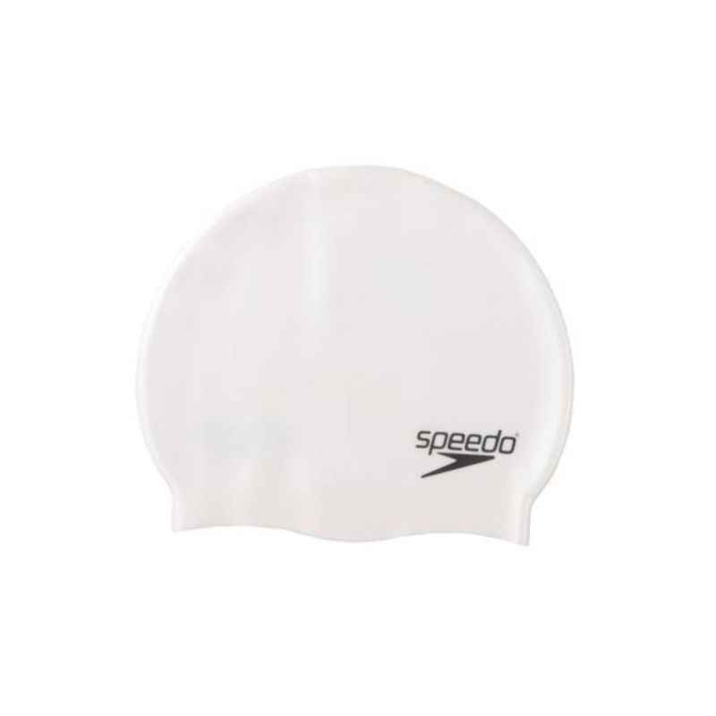 SPEEDO - Gorro Para Natación Speedo Plain Flat Blanco