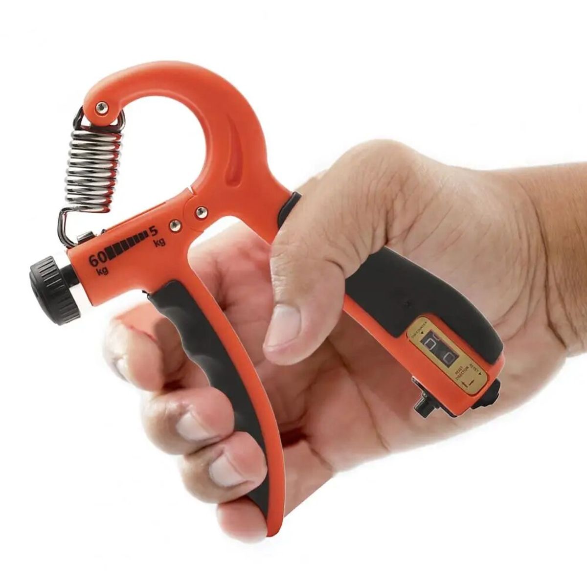 GENERICO - Hand Grip Con Contador Ejercita Manos Y Antebrazo 5kg A 60kg