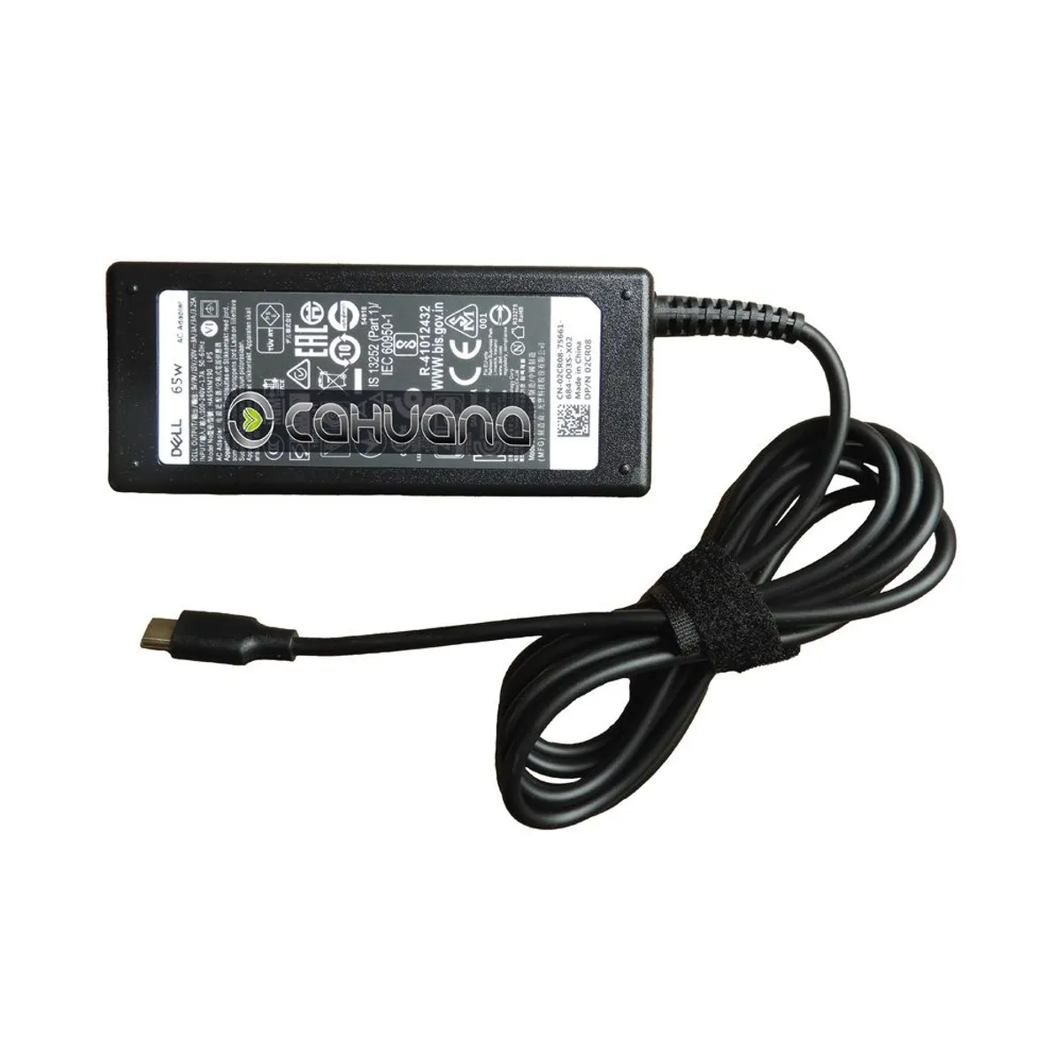 DELL - CARGADOR PARA DELL 20V 3 25A 65W TIPO C RECTANGULAR