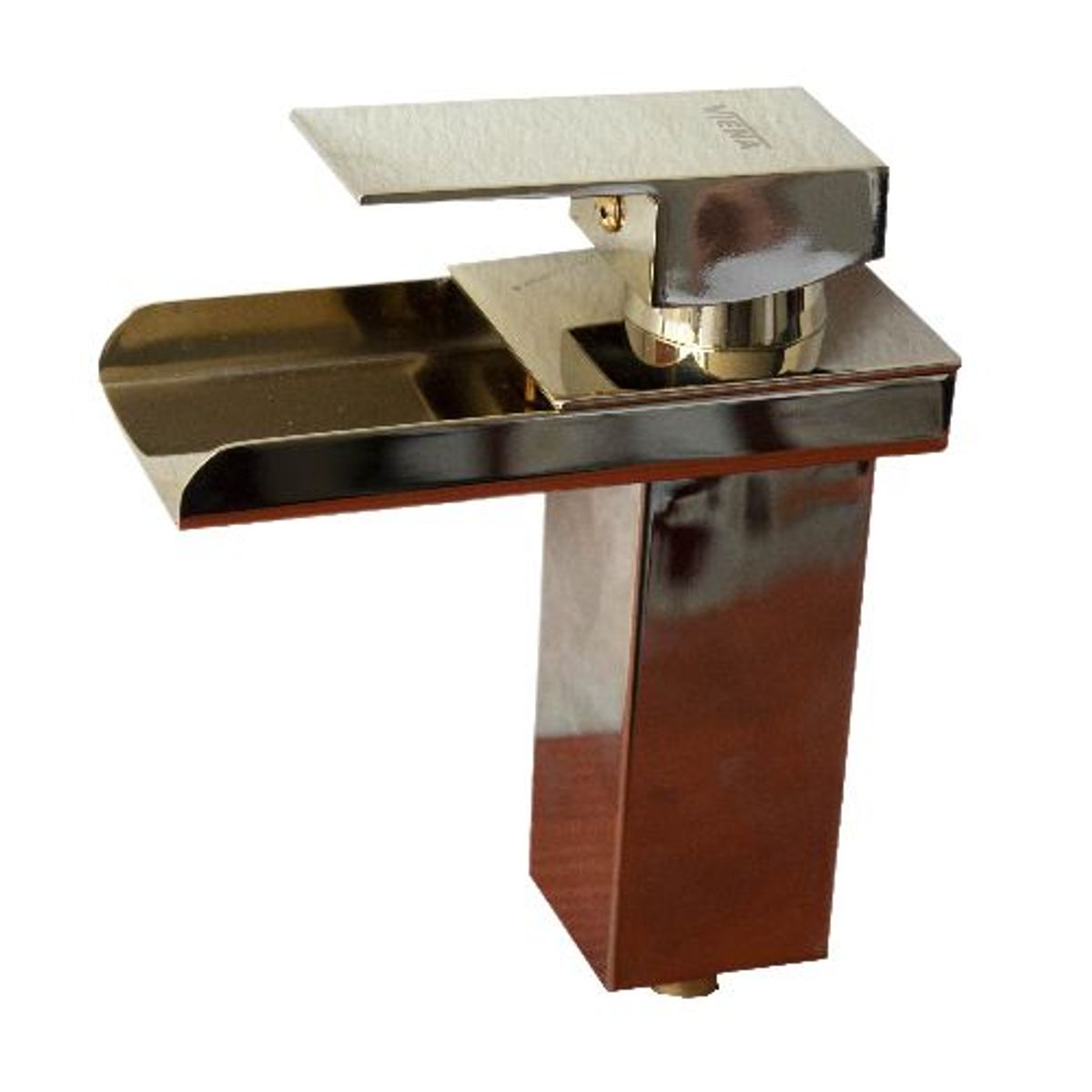 GENERICO - Monocomando 20 cm Ovalin Oro Caída Catarata