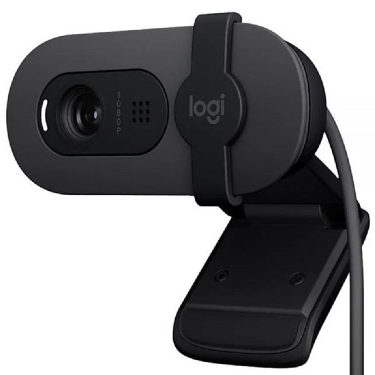 LOGITECH - Camara web Logitech Brio 100 FHD 1080P USB-A Negro Grafito