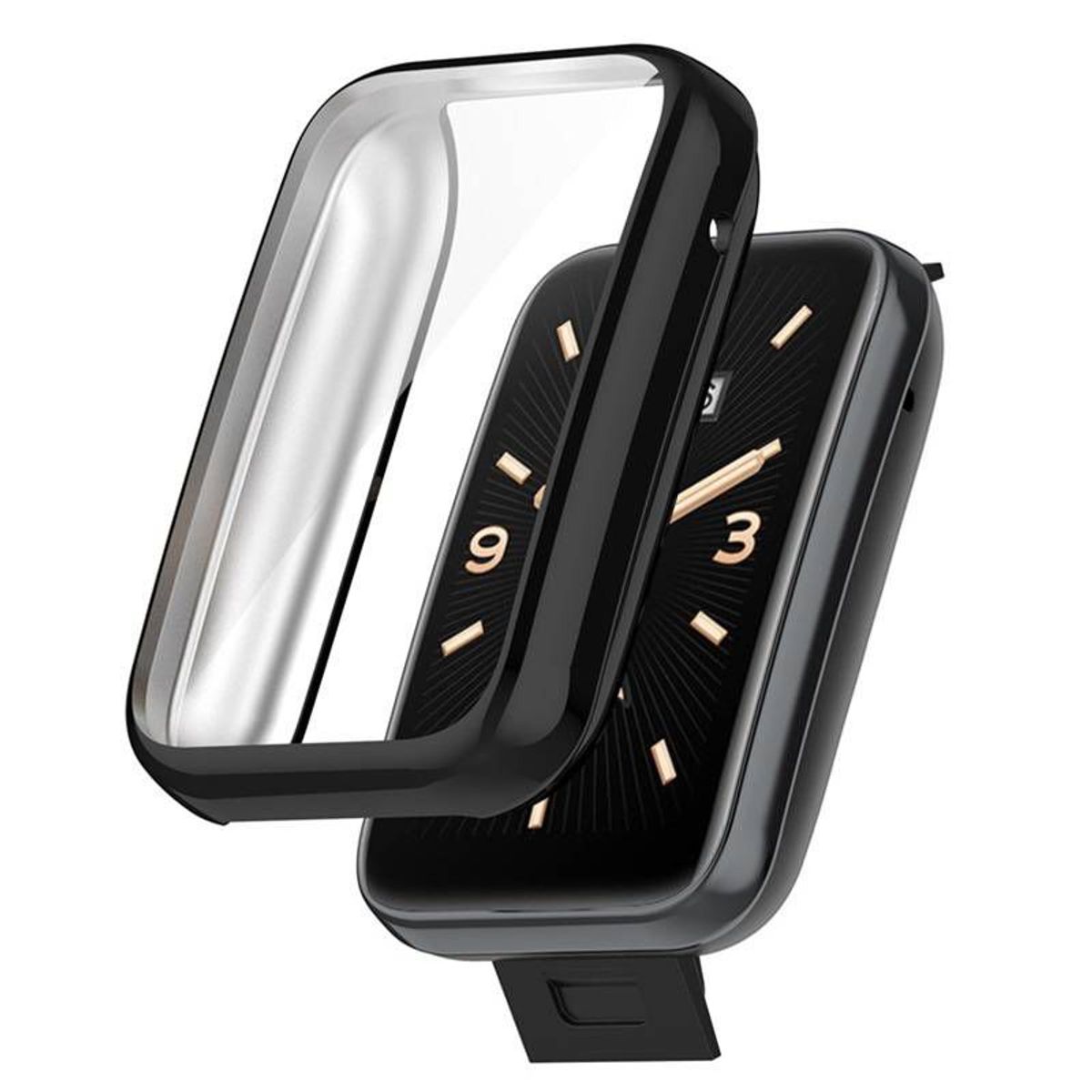 GENERICO - Case para Smartwatch Xiaomi Band 7 Pro-Negro
