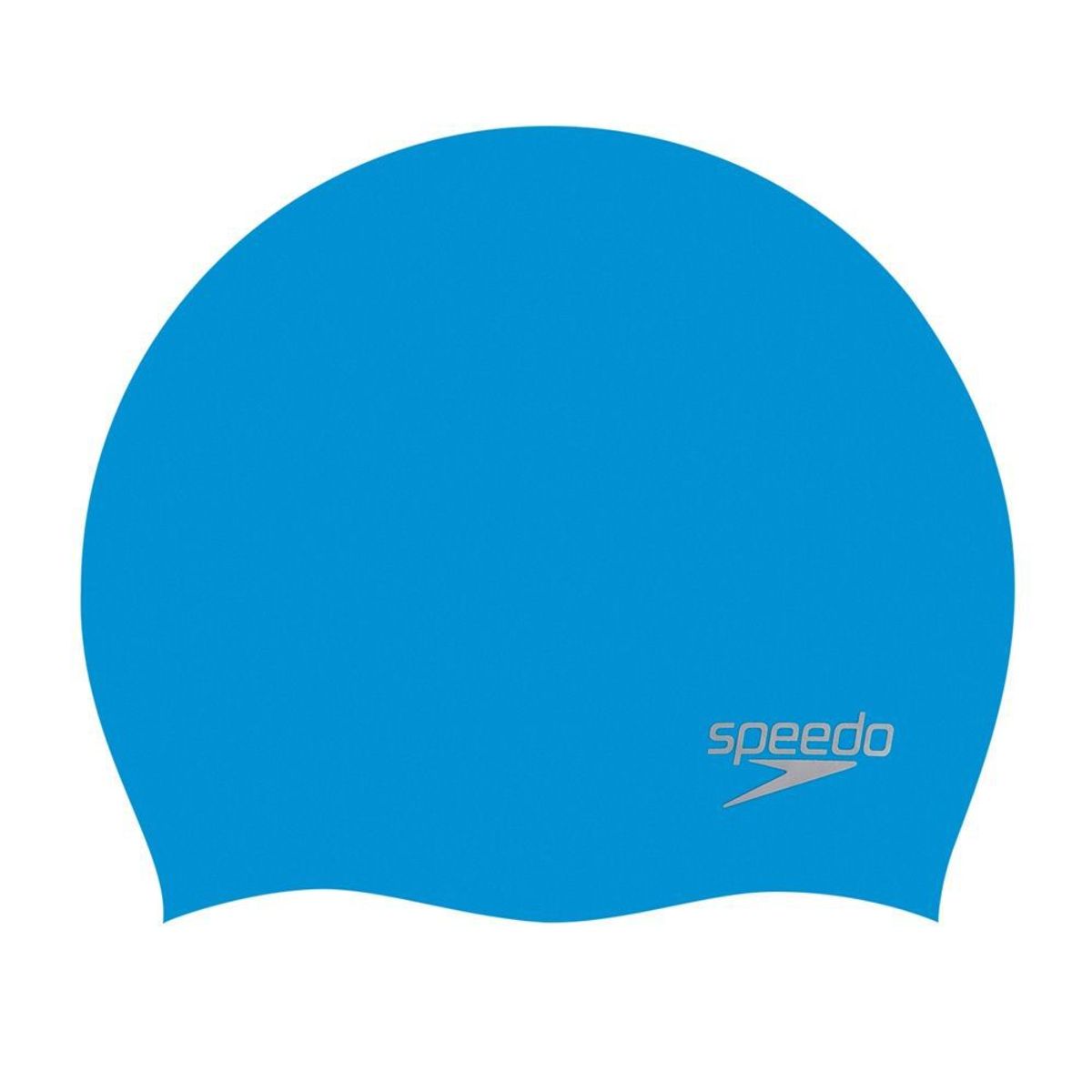 SPEEDO - Gorro para Natación Speedo Plain Moulded Celeste