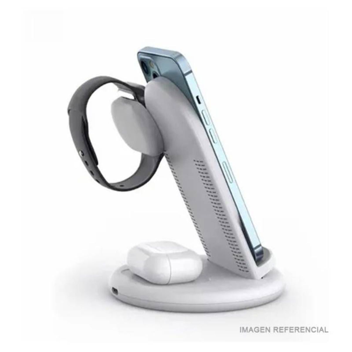 WIWU - Cargador inalambrico wiwu power air pa3in1 3 en 1 Blanco