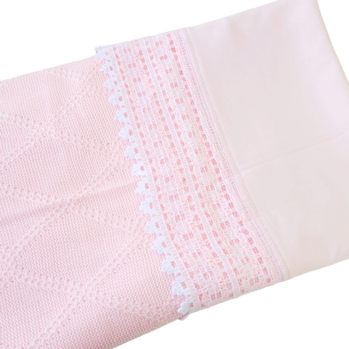 GENERICO - Manta de Hilo Bebé Pima  Rosado