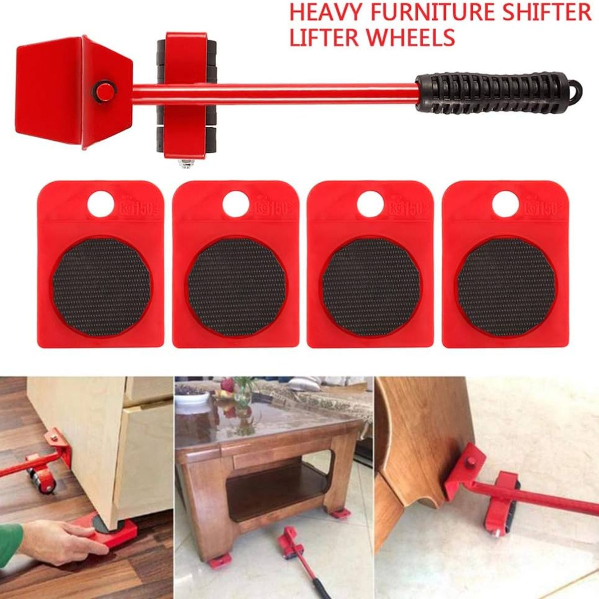 OEM - Juego de 4 Ruedas para Mover Deslizar Muebles Pesados