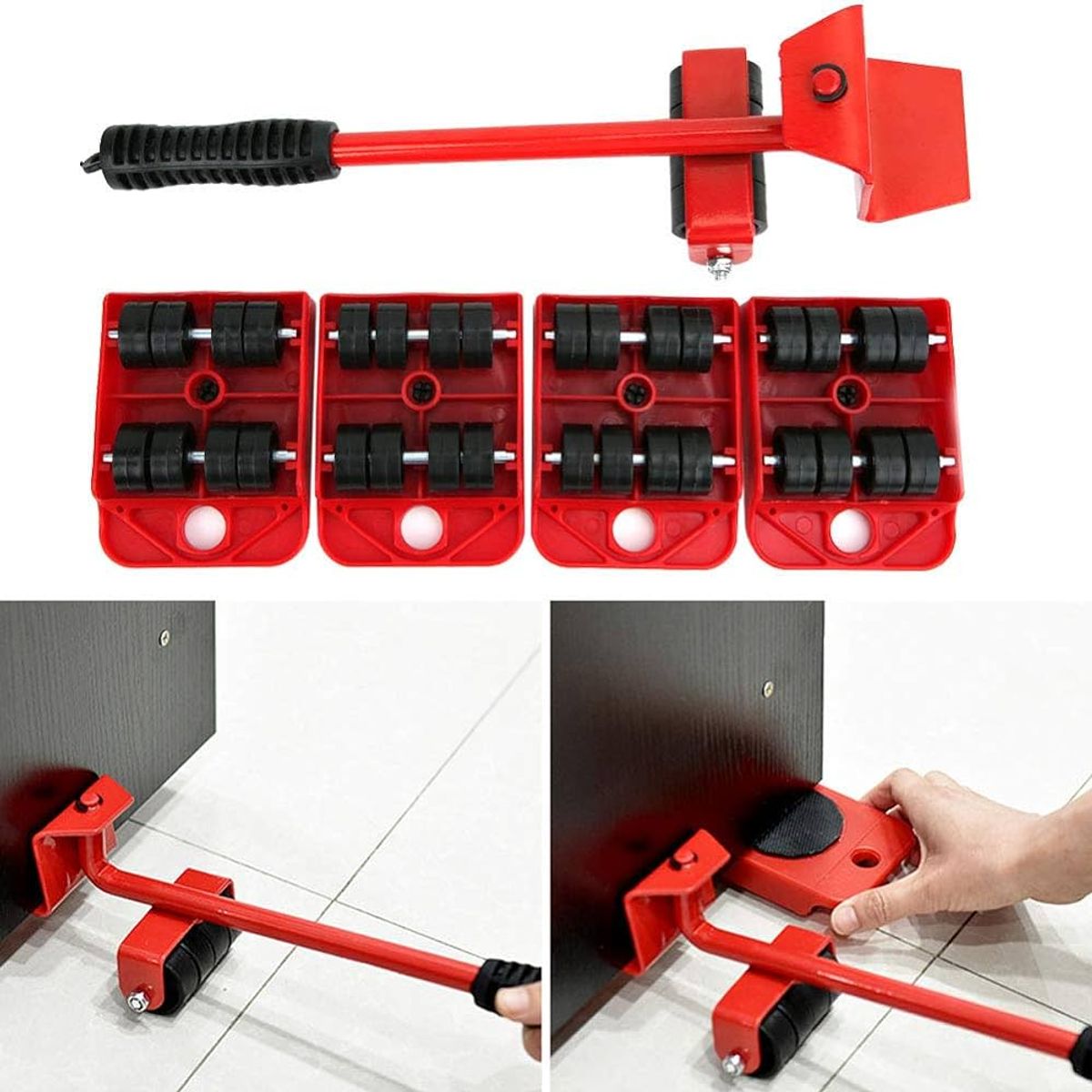 OEM - Juego de 4 Ruedas para Mover Deslizar Muebles Pesados