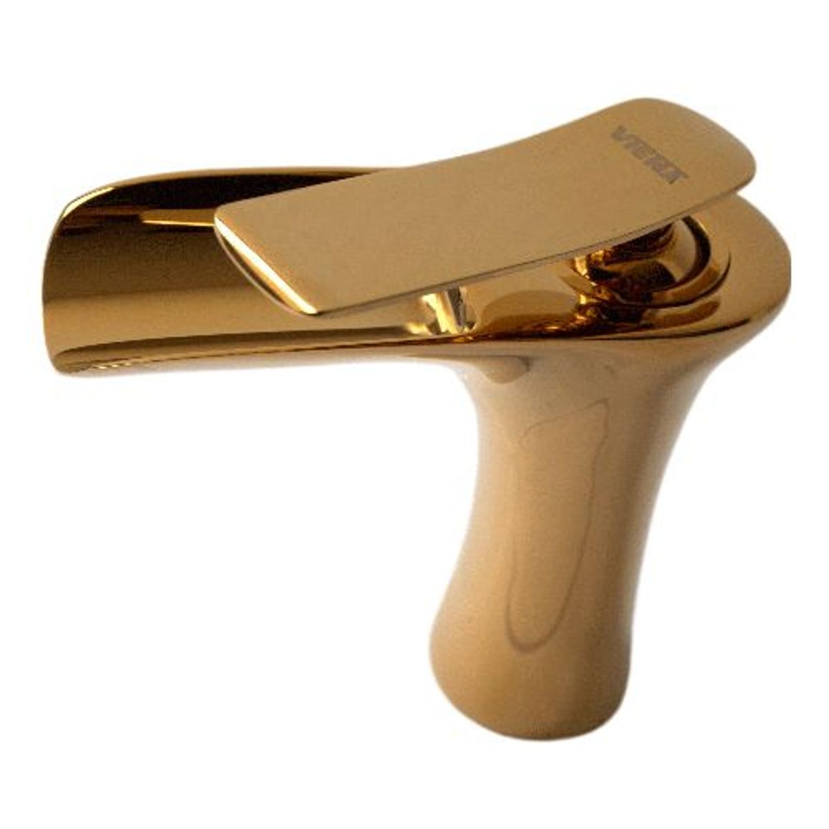 GENERICO - Monocomando 15 cm Redondo oro Caída Catarata