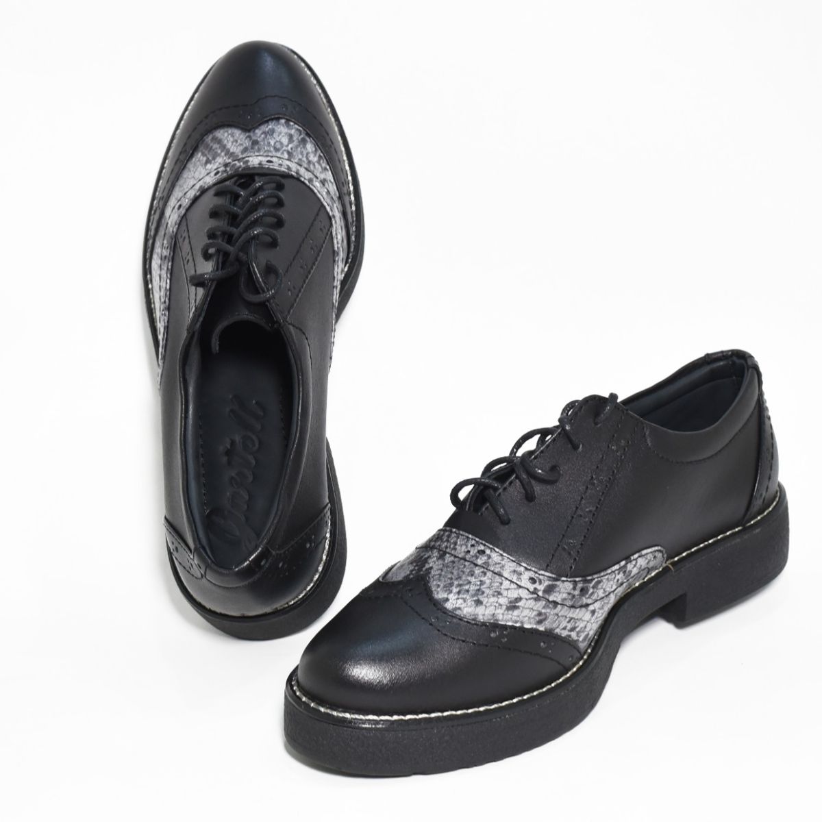 GENERICO - ZAPATO OXFORD MUJER VAQUERO