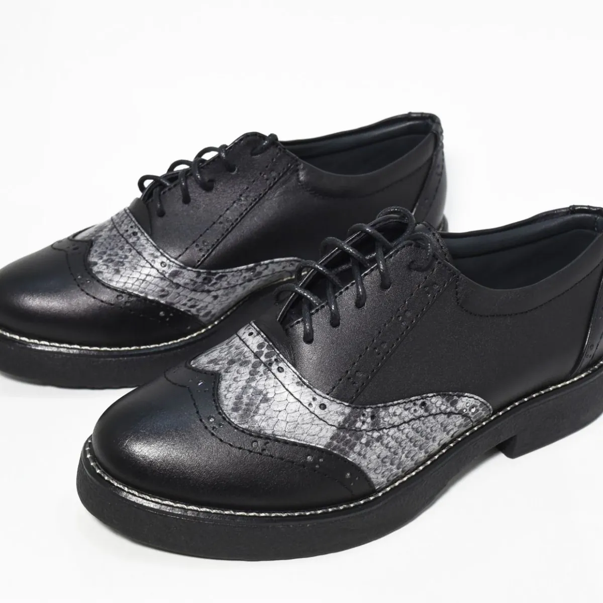 GENERICO - ZAPATO OXFORD MUJER VAQUERO_.